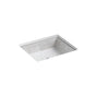 Kohler - Empress BouquetE Kathryn 19-3/4'' square undermount bathroom sink, no overflow - Empress Bouquet