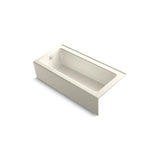 Kohler - Bellwether 66'' x 32'' alcove bath, left drain - Biscuit