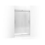 Kohler - Levity Sliding shower door, 74'' H x 43-5/8 - 47-5/8'' W, with 1/4'' thick Crystal Clear glass - Bright Silver
