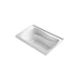 Kohler - Mariposa 60'' x 36'' alcove bath, right drain - White