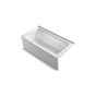 Kohler - Archer 60'' x 30'' alcove heated whirlpool bath, left drain - White