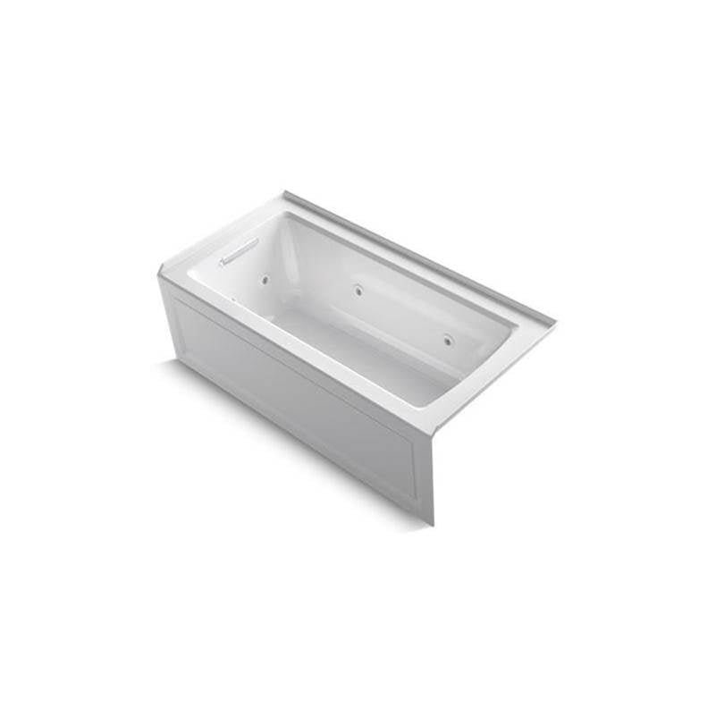 Kohler - Archer 60'' x 30'' alcove whirlpool bath, left drain - White