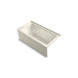 Kohler - Archer 60'' x 30'' alcove bath right drain - Biscuit