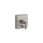Kohler - Pinstripe Rite-Temp valve trim with push-button diverter and lever handle - Vibrant Brushed Nickel