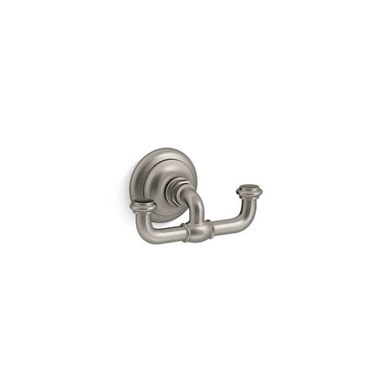Kohler - Artifacts Double robe hook - Vibrant Brushed Nickel