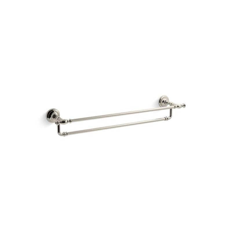 Kohler - Artifacts 24'' double towel bar - Vibrant Polished Nickel