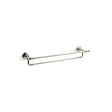 Kohler - Artifacts 24'' double towel bar - Vibrant Polished Nickel