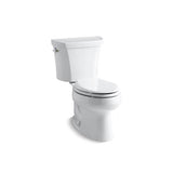 Kohler - Wellworth Two-piece elongated toilet, dual-flush - White