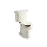 Kohler - Wellworth Two-piece elongated toilet, dual-flush - Biscuit