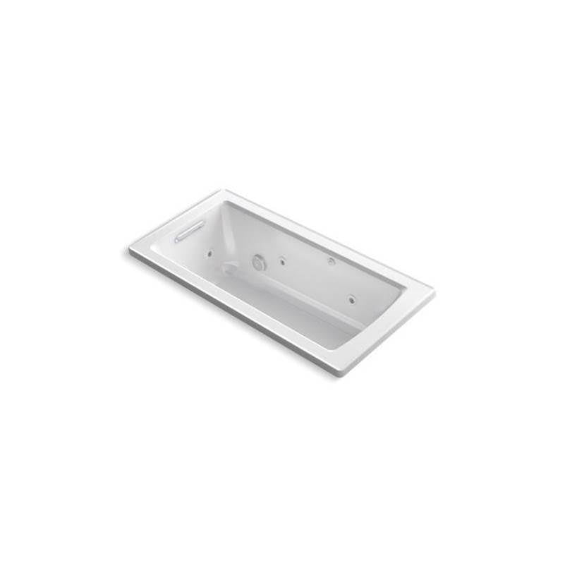 Kohler - Archer 60'' x 30'' drop-in whirlpool bath with Bask heated surface - White