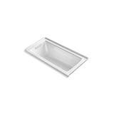 Kohler - Archer 60'' x 30'' alcove bath, left drain - White