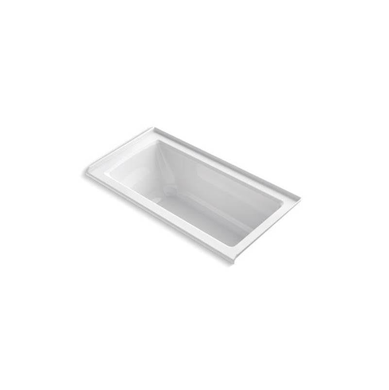 Kohler - Archer 60'' x 30'' alcove bath, right drain - White