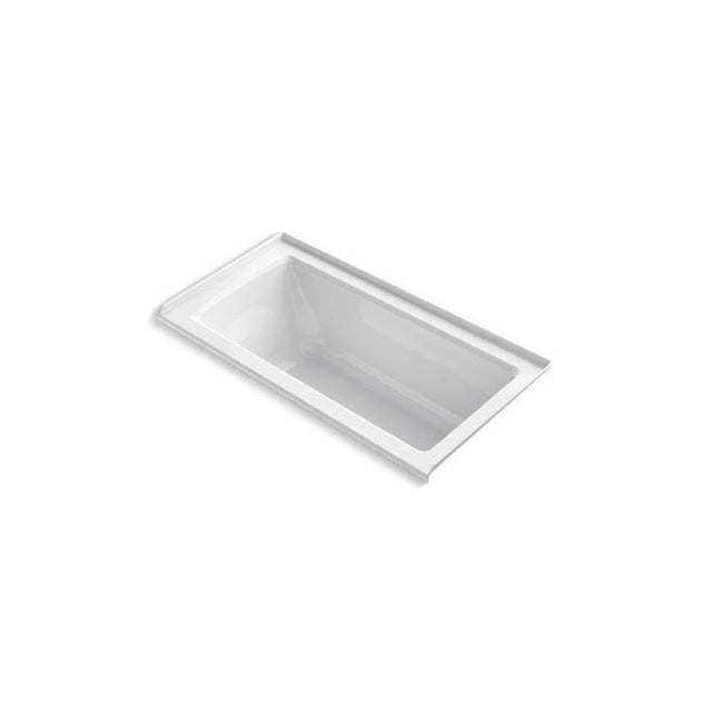 Kohler - Archer 60'' x 30'' alcove bath, right drain - White