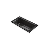 Kohler - Archer 60'' x 30'' drop-in bath with Bask heated surface - Black