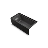 Kohler - Archer 60'' x 30'' alcove bath right drain - Black
