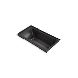 Kohler - Archer 60'' x 30'' alcove whirlpool bath, right drain - Black