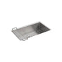 Kohler - Strive 32'' undermount single-bowl kitchen sink with accessories - Stainless Steel