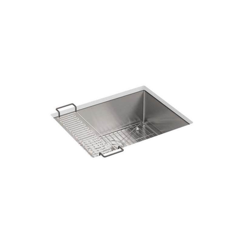 Kohler - Strive 24'' undermount single-bowl kitchen sink - Stainless Steel
