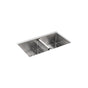 Kohler - Strive 32'' undermount double-bowl kitchen sink with accessories - Stainless Steel