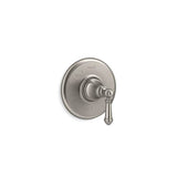 Kohler - Artifacts Rite-Temp valve trim with lever handle - Vibrant Brushed Nickel