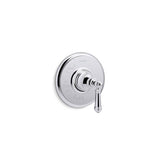 Kohler - Artifacts Rite-Temp valve trim with lever handle - Polished Chrome