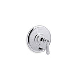 Kohler - Artifacts Rite-Temp valve trim with push-button diverter and lever handle - Polished Chrome