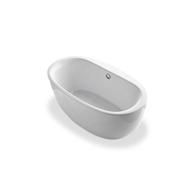 Kohler - Sunstruck 65-1/2'' x 35-1/2'' freestanding bath with fluted shroud - White