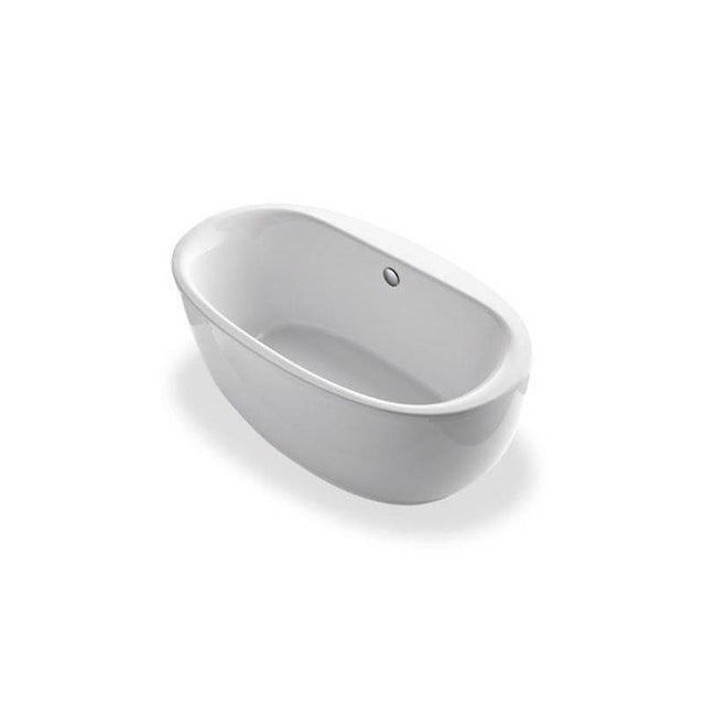 Kohler - Sunstruck 65-1/2'' x 35-1/2'' freestanding bath with fluted shroud - White