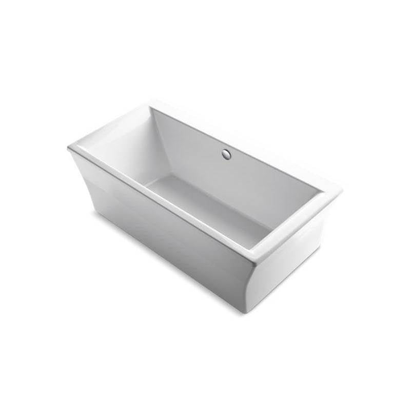 Kohler - Stargaze 72'' x 36'' freestanding bath with fluted shroud - White