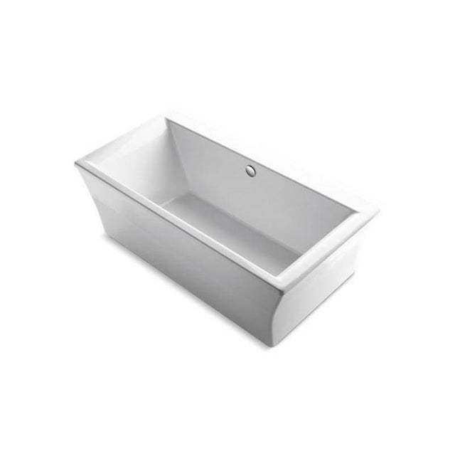 Kohler - Stargaze 72'' x 36'' freestanding bath with fluted shroud - White