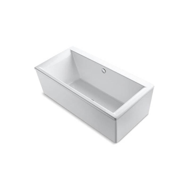 Kohler - Stargaze 72'' x 36'' freestanding bath with straight shroud - White