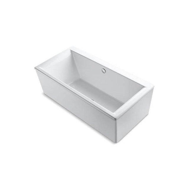 Kohler - Stargaze 72'' x 36'' freestanding bath with straight shroud - White