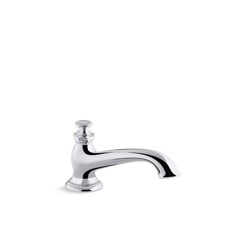 Kohler - Artifacts Deck-mount bath spout with flare design - Polished Chrome