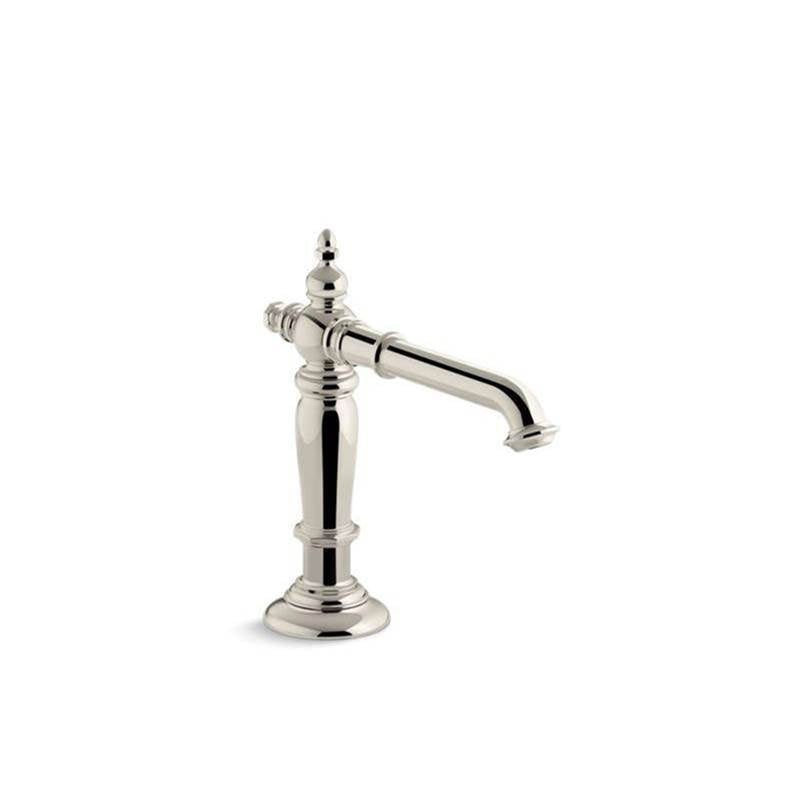 Kohler - Artifacts Bathroom sink faucet spout with Column design, 1.2 gpm - Vibrant Polished Nickel