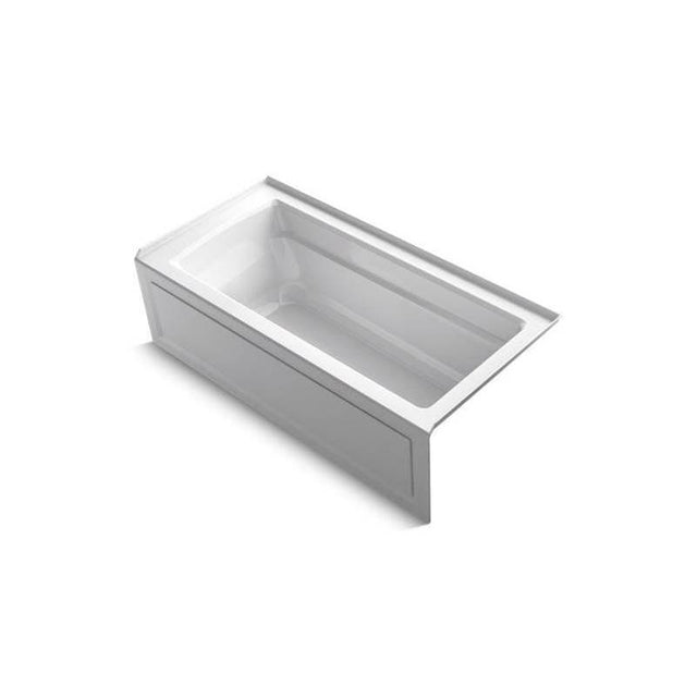 Kohler - Archer 66'' x 32'' alcove bath, right drain - White
