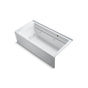 Kohler - Archer 72'' x 36'' alcove whirlpool bath with Bask heated surface, right drain - White