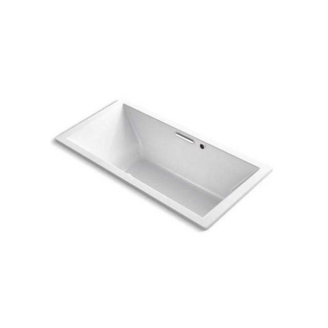 Kohler - Underscore 72'' x 36'' drop-in Heated BubbleMassageE air bath with Bask heated surface - White
