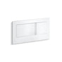 Kohler - Veil Flush actuator plate for 2''x6'' in-wall tank and carrier system - White