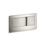 Kohler - Veil Flush actuator plate for 2''x6'' in-wall tank and carrier system - Vibrant Brushed Nickel