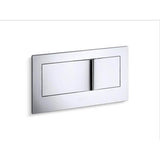 Kohler - Veil Flush actuator plate for 2''x6'' in-wall tank and carrier system - Polished Chrome