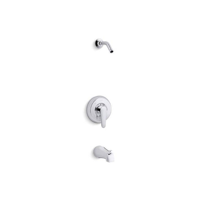 Kohler - July Rite-Temp bath and shower trim kit, without showerhead - Polished Chrome