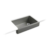 Kohler - Whitehaven 32-1/2'' undermount single-bowl farmhouse kitchen sink - Thunder Grey