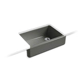 Kohler - Whitehaven 32-3/4'' undermount single-bowl farmhouse kitchen sink - Thunder Grey