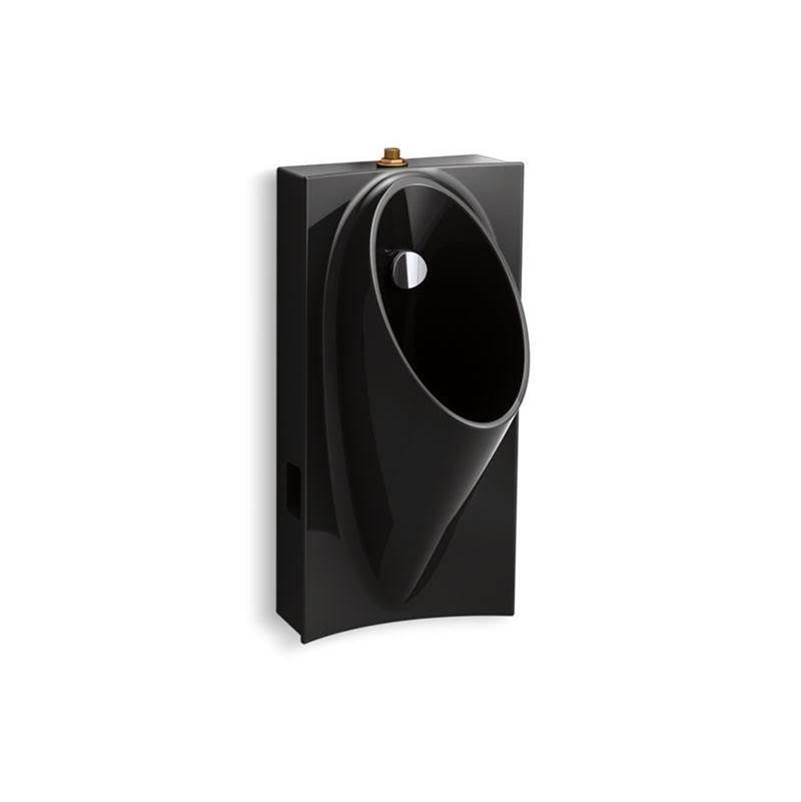 Kohler - Steward Washout half-stall 0.125 gpf urinal, top spud - Black