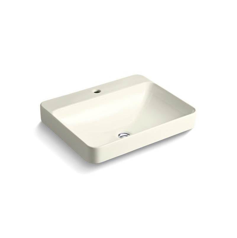 Kohler - Vox 23'' rectangular vessel bathroom sink - Biscuit