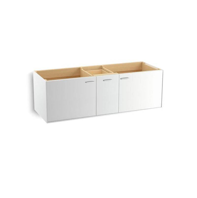 Kohler - Jute 60'' wall-hung bathroom vanity cabinet - Linen White