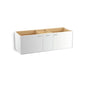 Kohler - Jute 60'' wall-hung bathroom vanity cabinet - Linen White