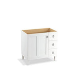 Kohler - Poplin 36'' bathroom vanity cabinet - Linen White