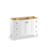Kohler - Poplin 48'' bathroom vanity cabinet - Linen White