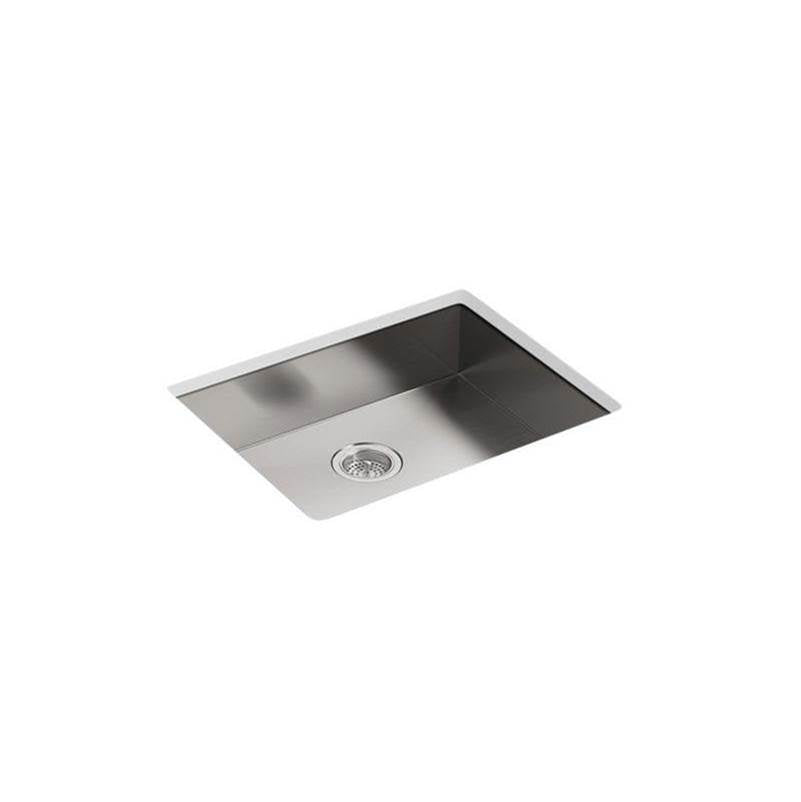 Kohler - VaultE 24'' undermount single-bowl kitchen sink - Stainless Steel
